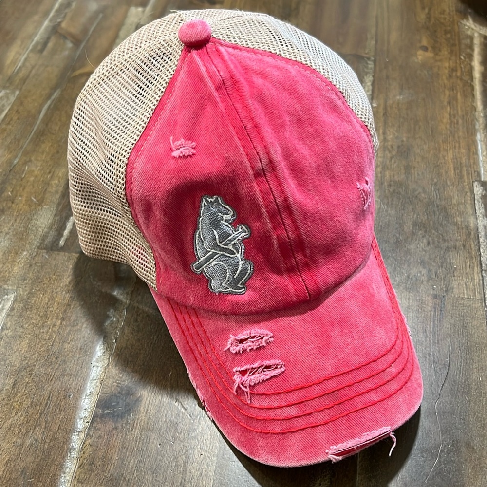 Original crafted Chicago Cubs Ponytail Hat